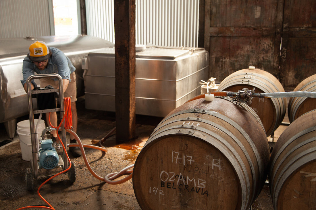 Mixed-culture-fermented-barrel-aged-blended-bottle-conditioned-Australian-Wild-Ale