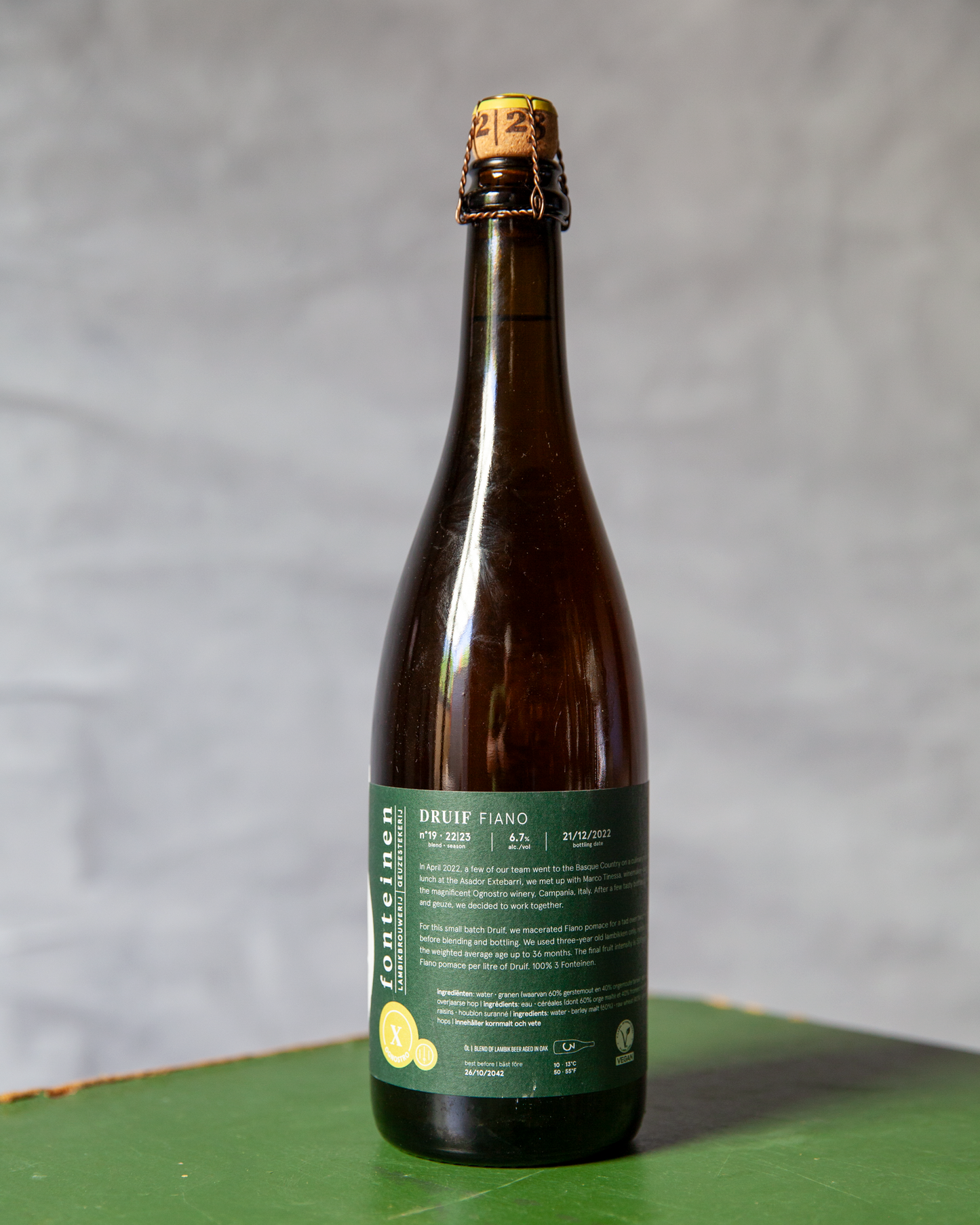 Brouwerij 3 Fonteinen Druif Fiano (x Marco Tinessa) 750ml